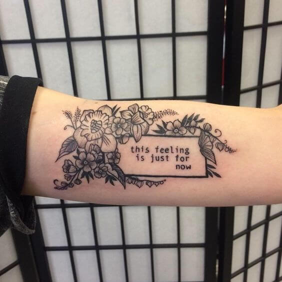 Quotes tattoos design, idea 6