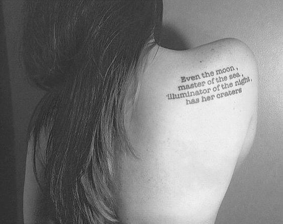 Quotes tattoos design, idea 9
