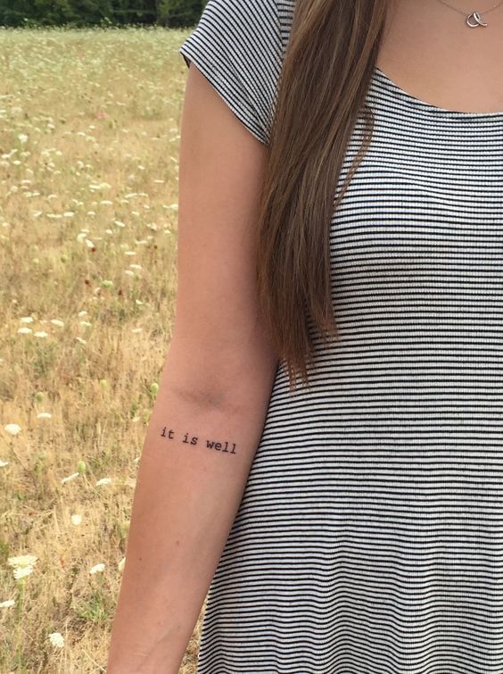 Quotes tattoos design, idea 10