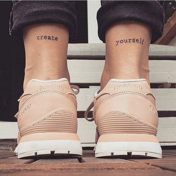 Quotes tattoos design, idea 11