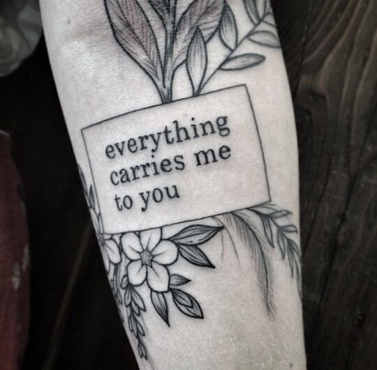 Quotes tattoos design, idea 14