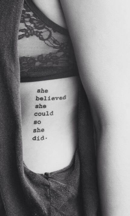 Quotes tattoos design, idea 16