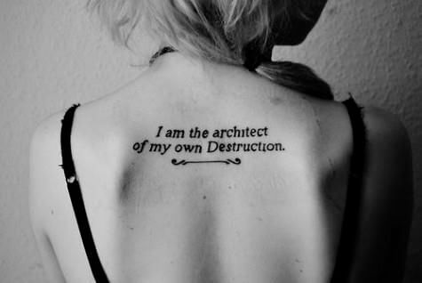Quotes tattoos design, idea 22