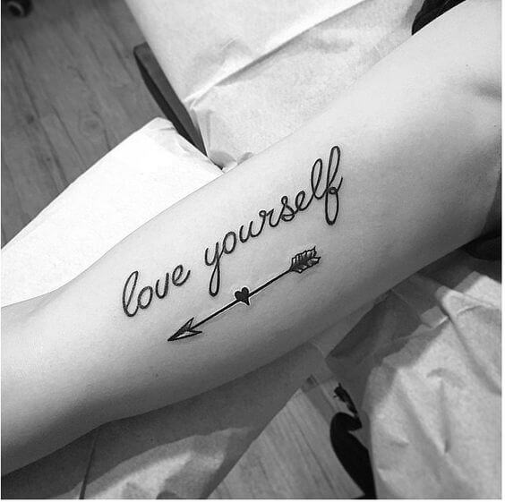 Quotes tattoos design, idea 24
