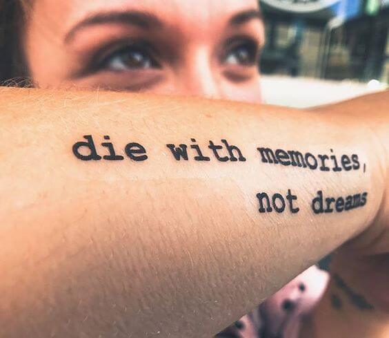 Quotes tattoos design, idea 31
