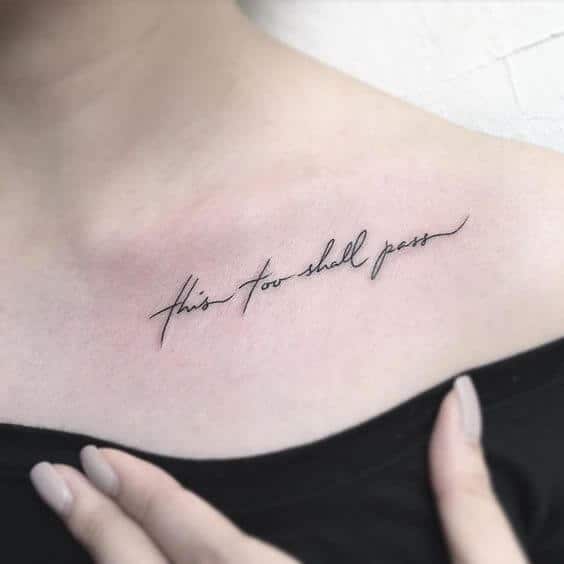 Quotes tattoos design, idea 40