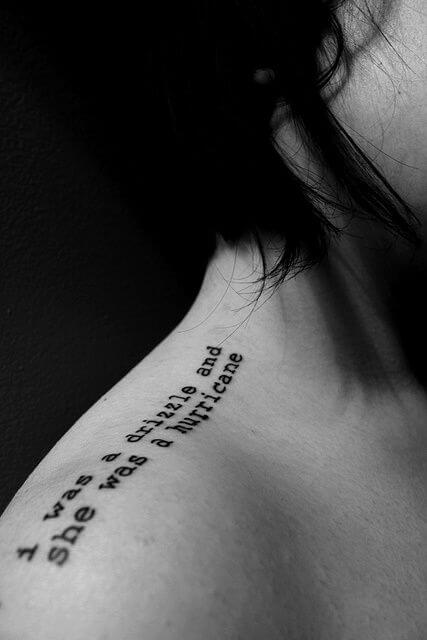 Quotes tattoos design, idea 41