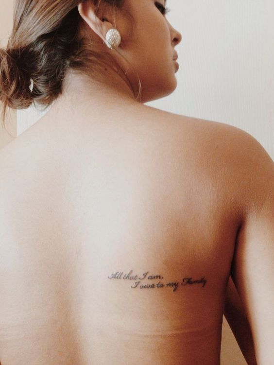 Quotes tattoos design, idea 50
