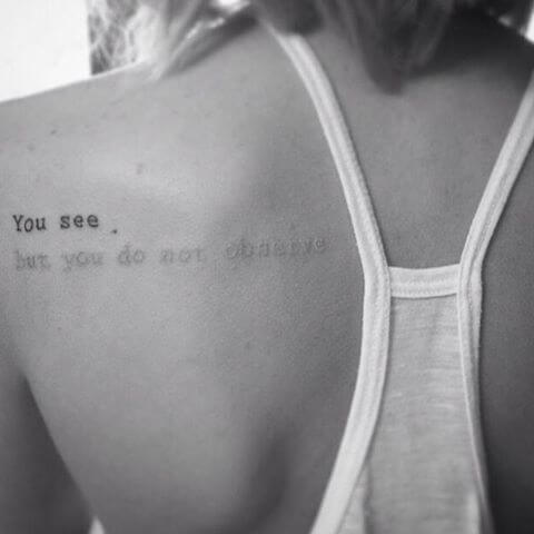 Quotes tattoos design, idea 51
