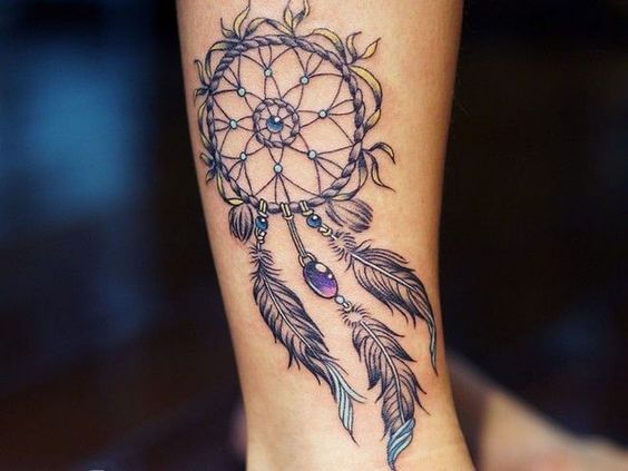 Dream catcher tattoos design, idea 5
