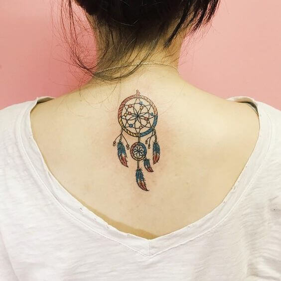 Dream catcher tattoos design, idea 13