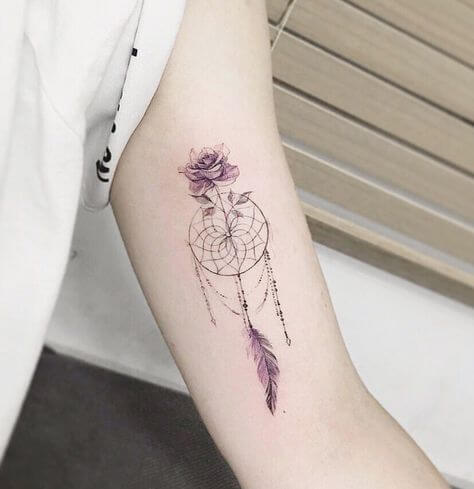 Dream catcher tattoos design, idea 18