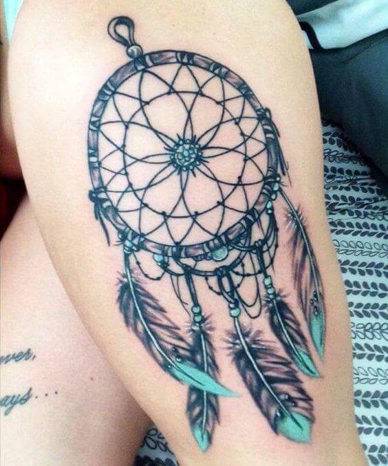 Dream catcher tattoos design, idea 22