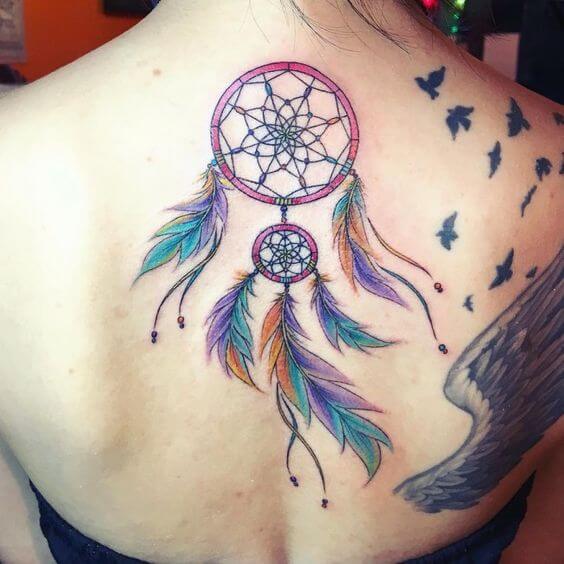 Dream catcher tattoos design, idea 26