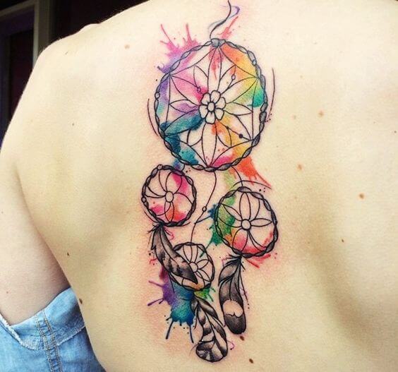 Dream catcher tattoos design, idea 27