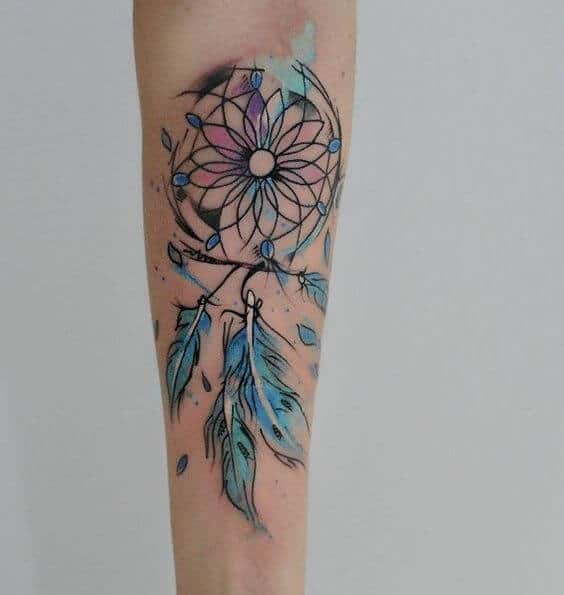 Dream catcher tattoos design, idea 29