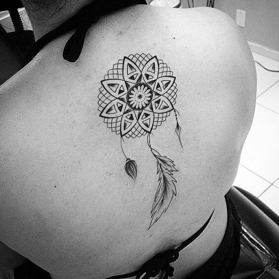 Dream catcher tattoos design, idea 33