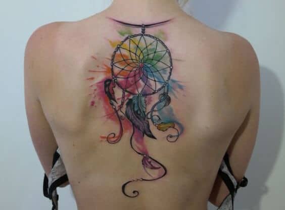 Dream catcher tattoos design, idea 38