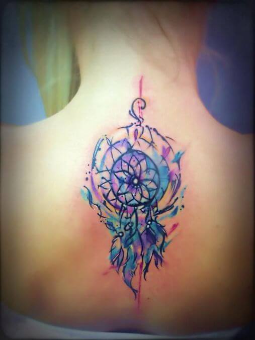 Dream catcher tattoos design, idea 39