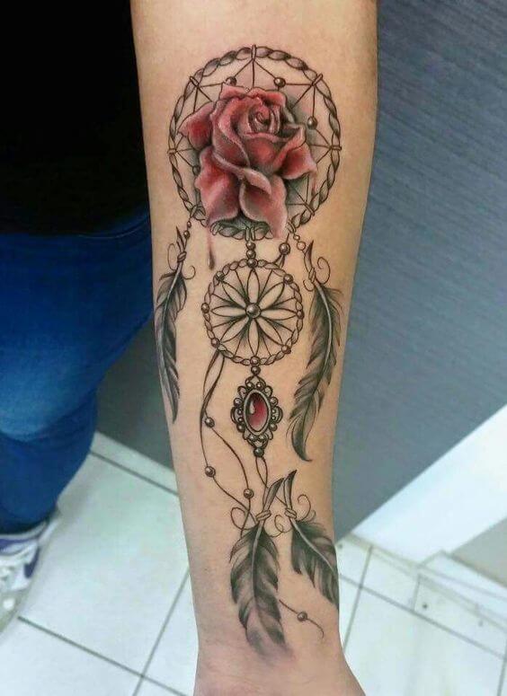 Dream catcher tattoos design, idea 40
