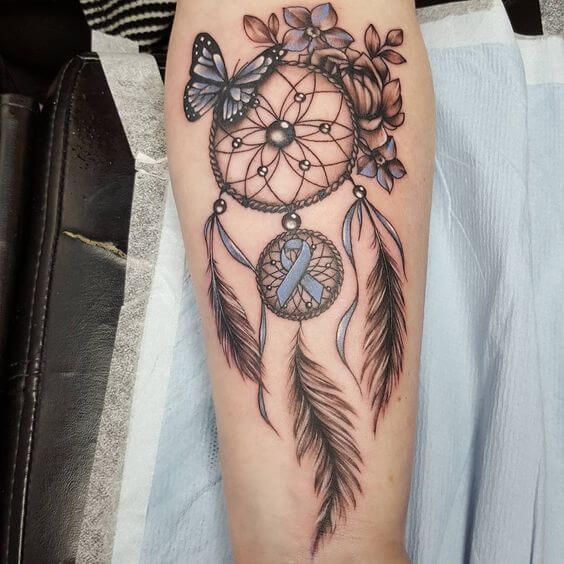Dream catcher tattoos design, idea 45