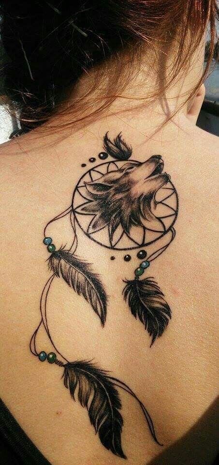 Dream catcher tattoos design, idea 47