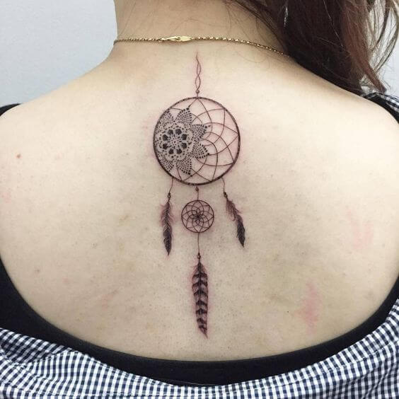 Dream catcher tattoos design, idea 48