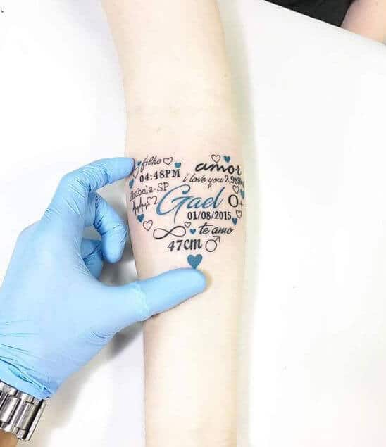 Name tattoos design, idea 22