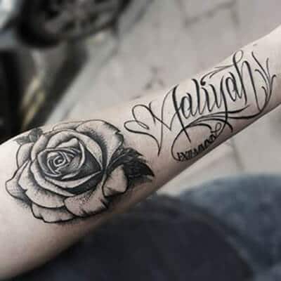 Name tattoos design, idea 26