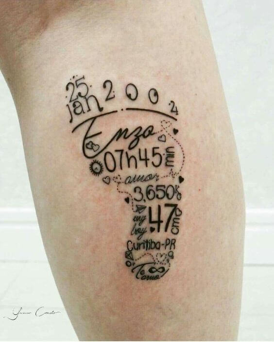 Name tattoos design, idea 31