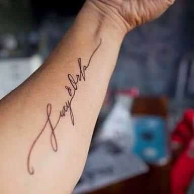 Name tattoos design, idea 33
