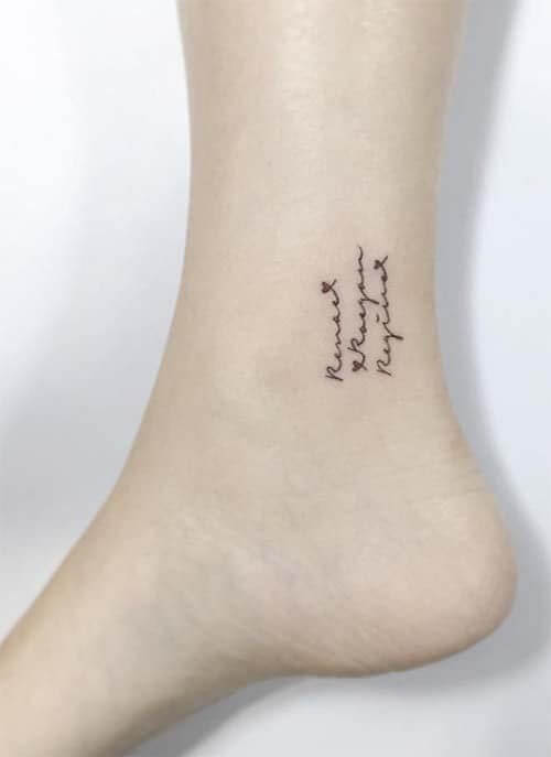 Name tattoos design, idea 35