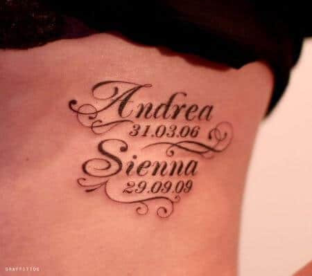 Name tattoos design, idea 38