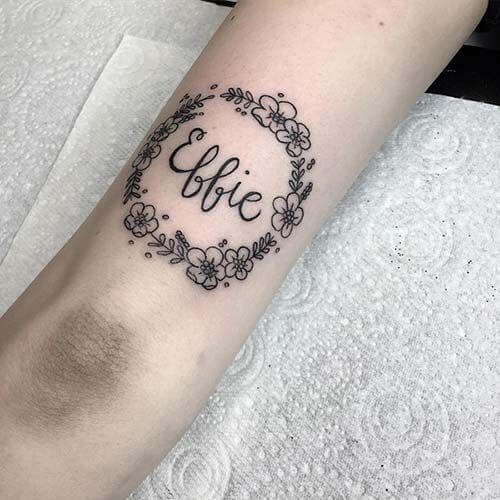 Name tattoos design, idea 42