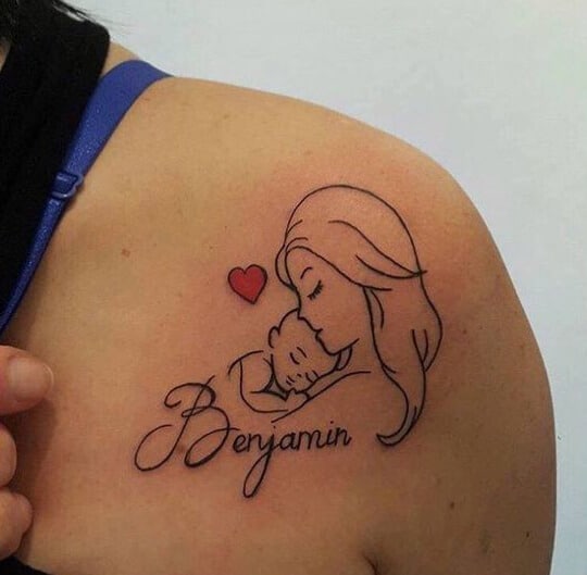 Name tattoos design, idea 45
