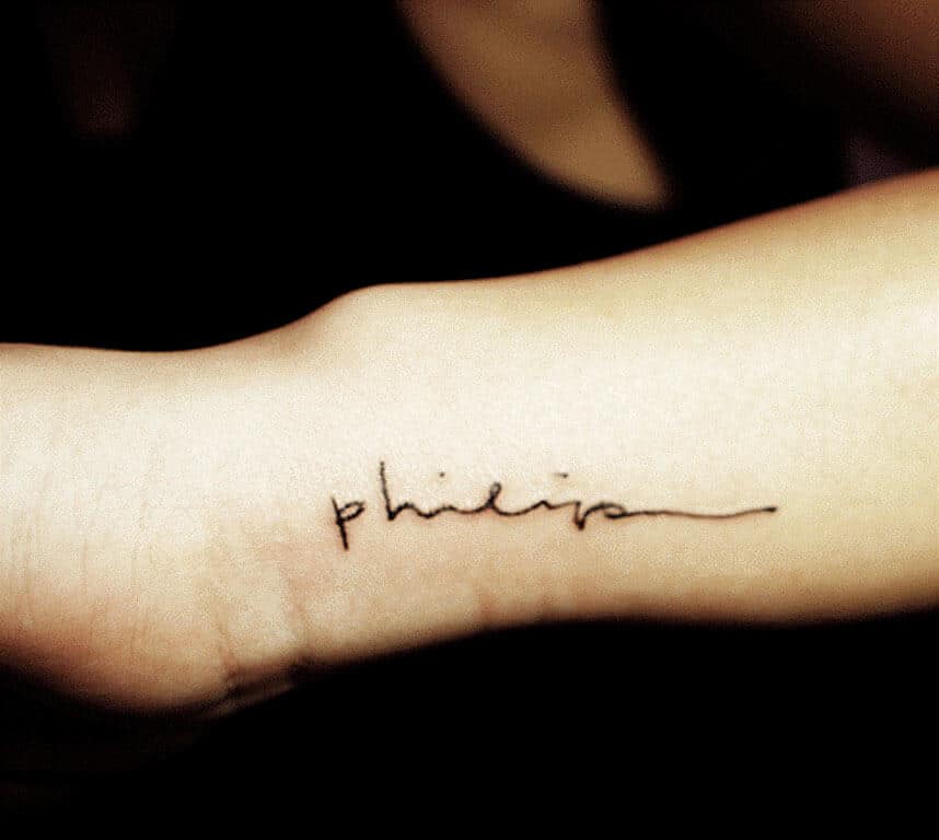 Name tattoos design, idea 47