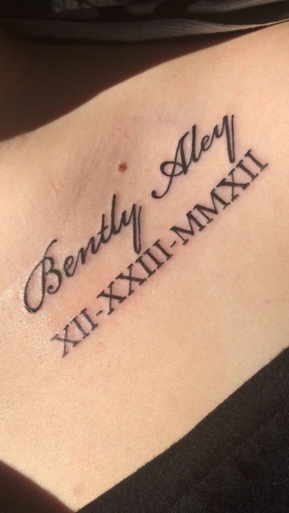 Name tattoos design, idea 49