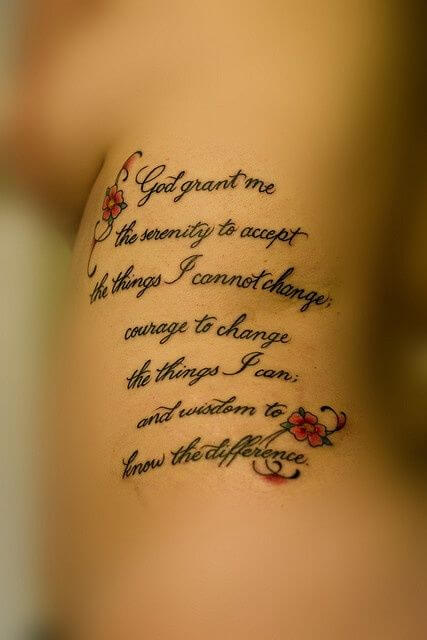 Scripture tattoos design, idea 9