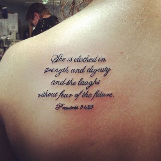 Scripture tattoos design, idea 10