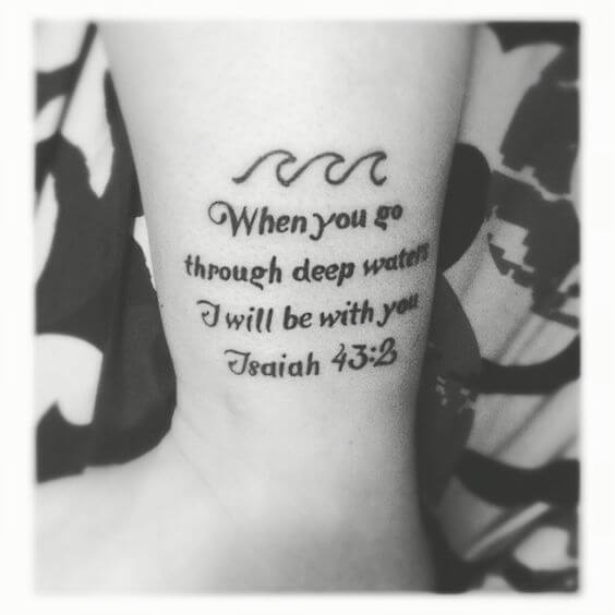 Scripture tattoos design, idea 11