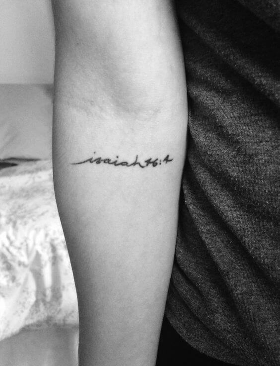 Scripture tattoos design, idea 15