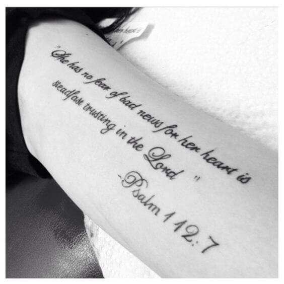 Scripture tattoos design, idea 21