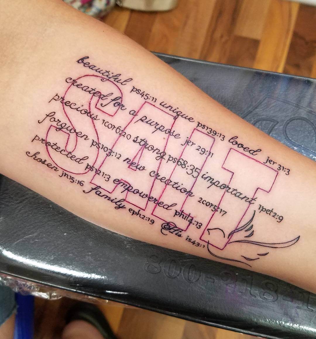 Scripture tattoos design, idea 46