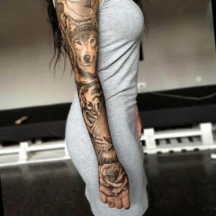 Sleeve tattoos design, idea 3