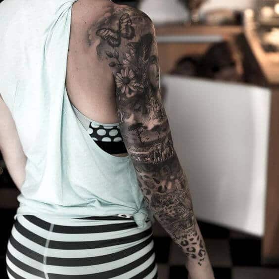 Sleeve tattoos design, idea 4
