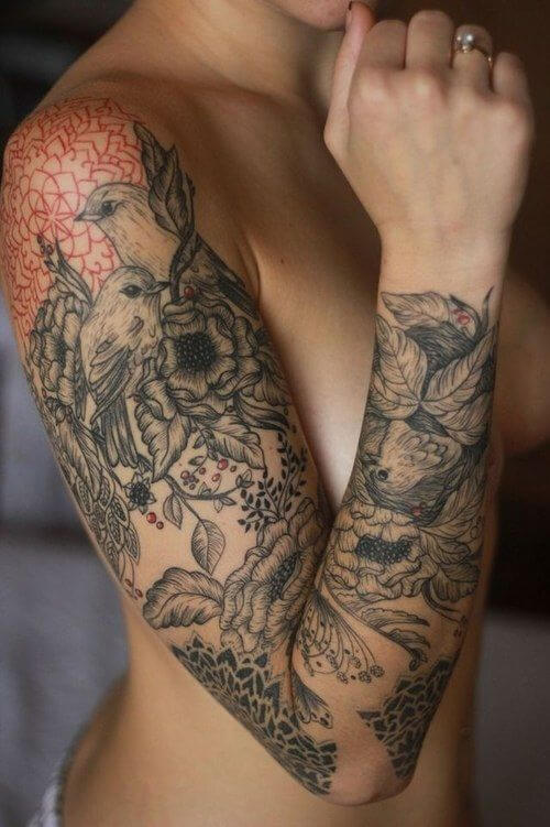 Sleeve tattoos design, idea 6