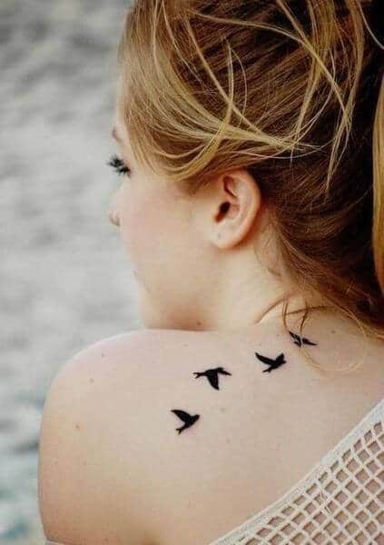 Bird tattoos design, idea 2
