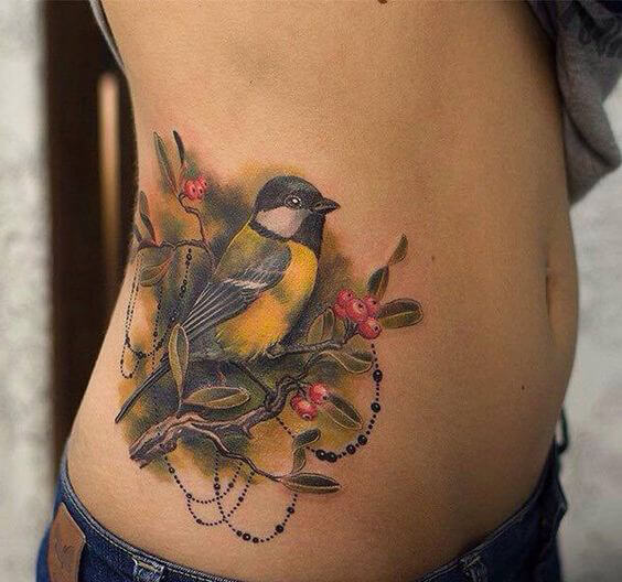 Bird tattoos design, idea 4