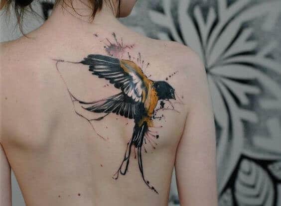 Bird tattoos design, idea 7