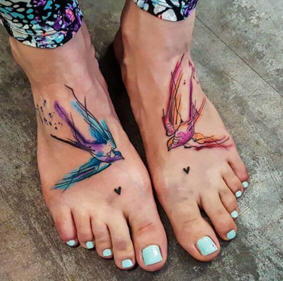 Bird tattoos design, idea 23